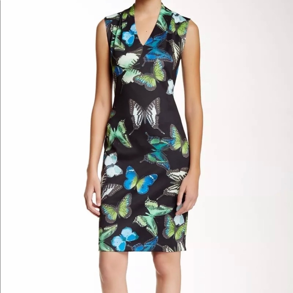 TED BAKER LONDON ALY BUTTERFLY DRESS